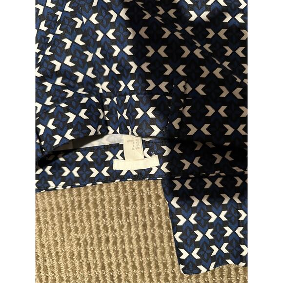 H&M Blue Geometric Design pants size 2 NWT - Picture 2 of 2
